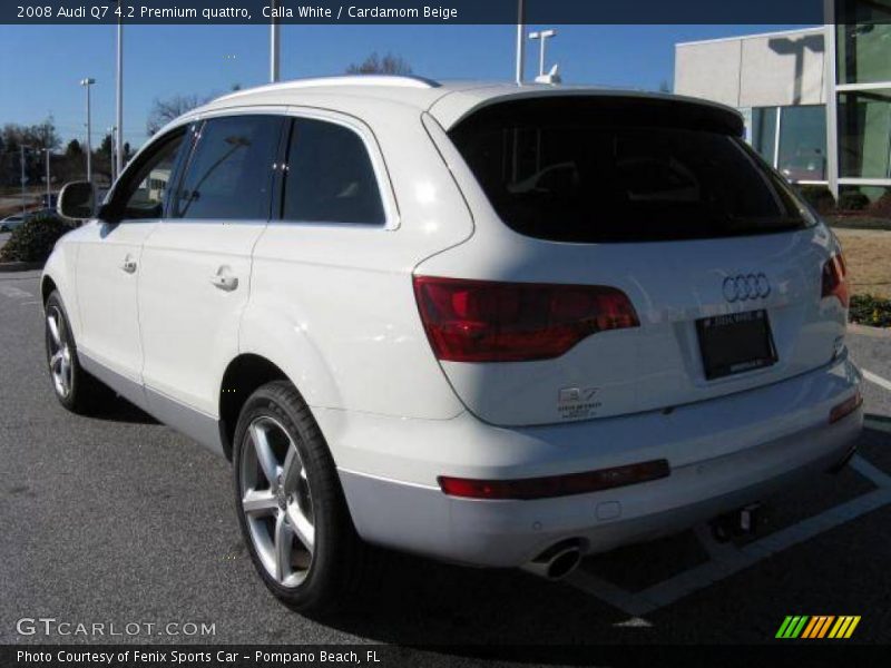 Calla White / Cardamom Beige 2008 Audi Q7 4.2 Premium quattro