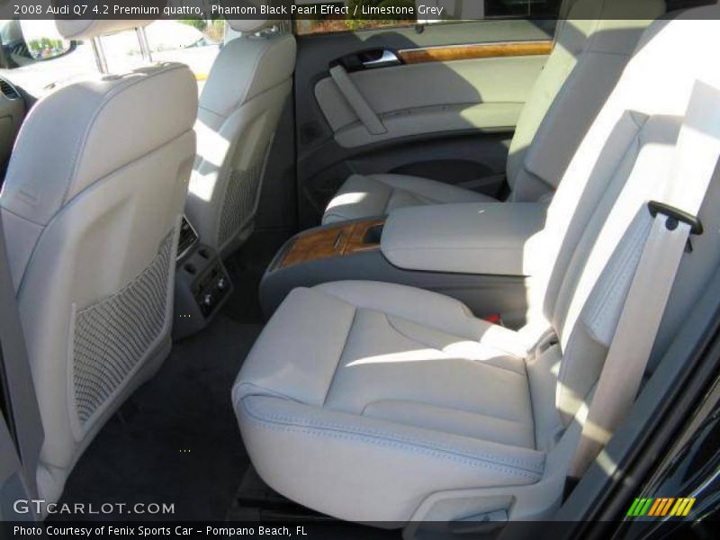 Phantom Black Pearl Effect / Limestone Grey 2008 Audi Q7 4.2 Premium quattro
