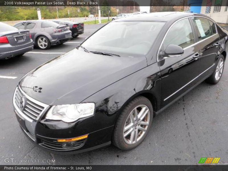 Deep Black / Black 2008 Volkswagen Passat Lux Sedan