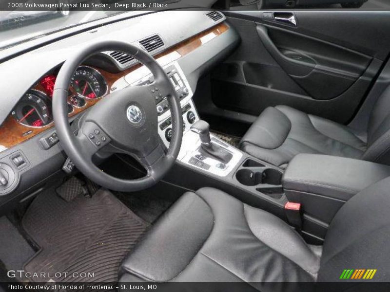 Deep Black / Black 2008 Volkswagen Passat Lux Sedan