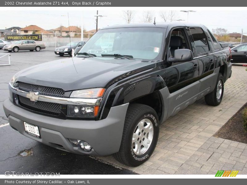 Onyx Black / Graphite 2002 Chevrolet Avalanche Z71 4x4