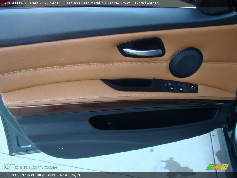 Tasman Green Metallic / Saddle Brown Dakota Leather 2009 BMW 3 Series 335xi Sedan