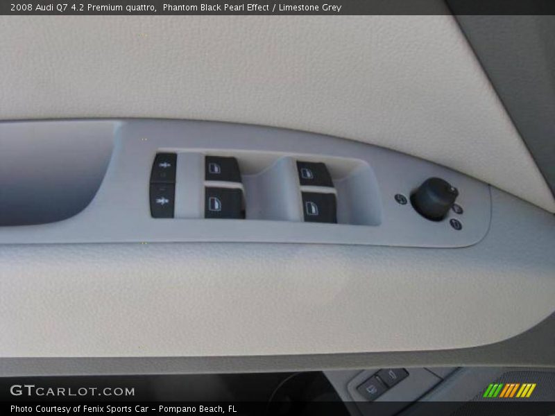Phantom Black Pearl Effect / Limestone Grey 2008 Audi Q7 4.2 Premium quattro