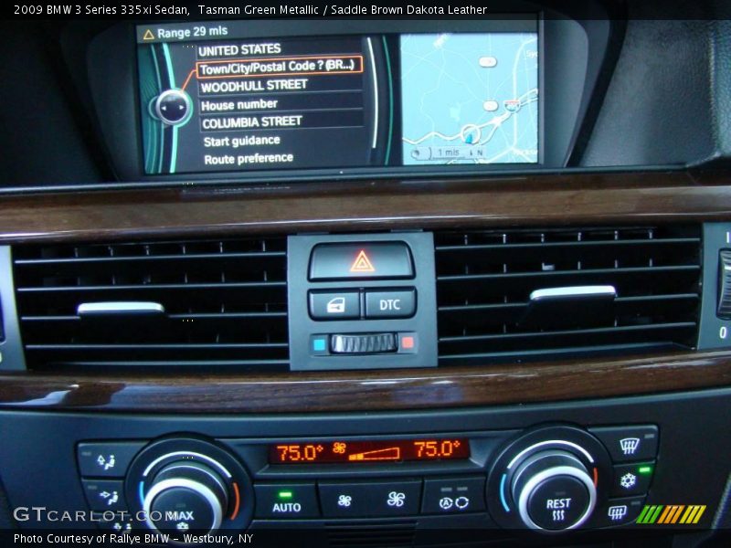 Tasman Green Metallic / Saddle Brown Dakota Leather 2009 BMW 3 Series 335xi Sedan