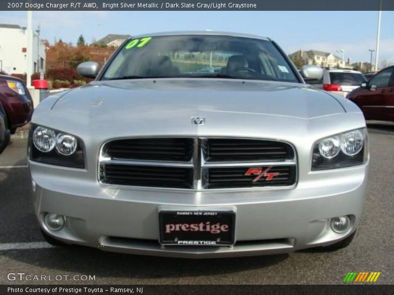Bright Silver Metallic / Dark Slate Gray/Light Graystone 2007 Dodge Charger R/T AWD