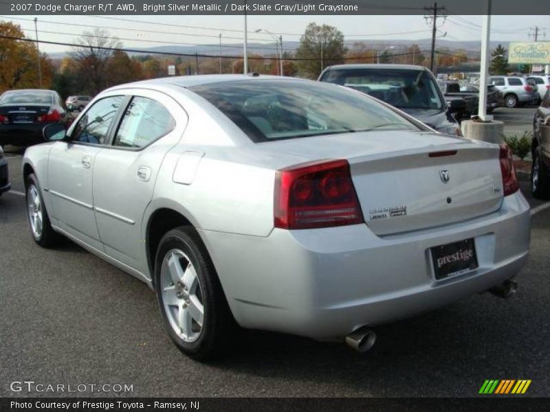 Bright Silver Metallic / Dark Slate Gray/Light Graystone 2007 Dodge Charger R/T AWD