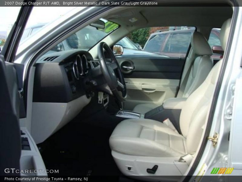 Bright Silver Metallic / Dark Slate Gray/Light Graystone 2007 Dodge Charger R/T AWD