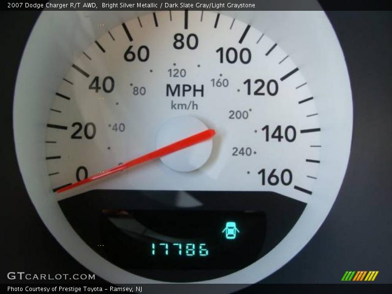 Bright Silver Metallic / Dark Slate Gray/Light Graystone 2007 Dodge Charger R/T AWD