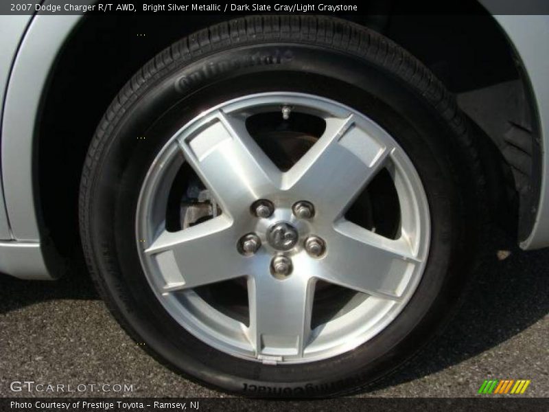 Bright Silver Metallic / Dark Slate Gray/Light Graystone 2007 Dodge Charger R/T AWD