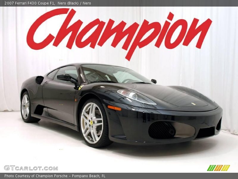 Nero (Black) / Nero 2007 Ferrari F430 Coupe F1