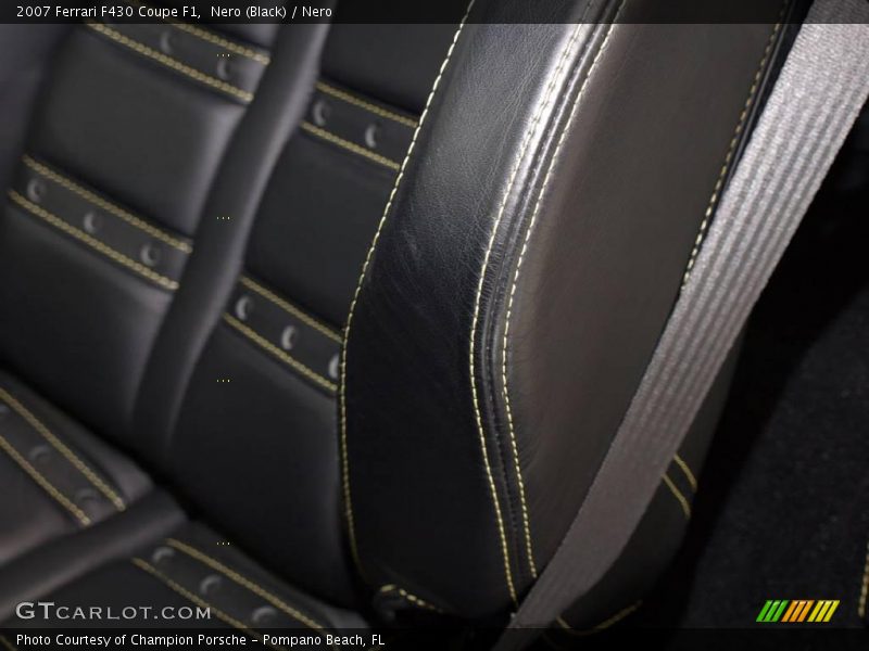 Nero (Black) / Nero 2007 Ferrari F430 Coupe F1