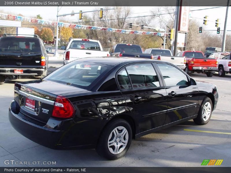 Black / Titanium Gray 2006 Chevrolet Malibu LS Sedan