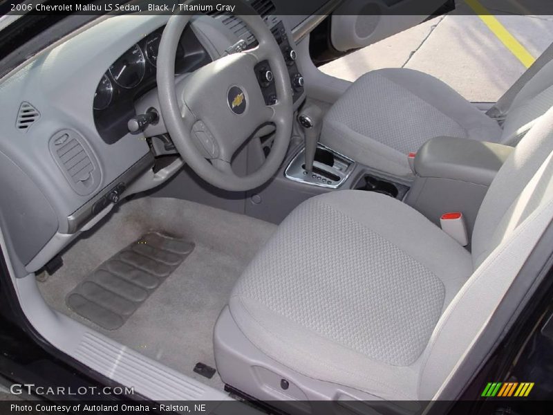 Black / Titanium Gray 2006 Chevrolet Malibu LS Sedan