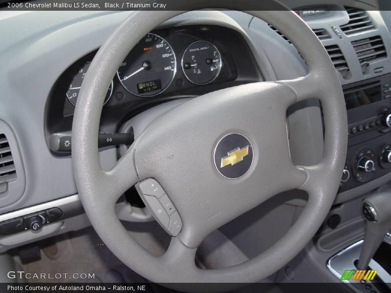 Black / Titanium Gray 2006 Chevrolet Malibu LS Sedan