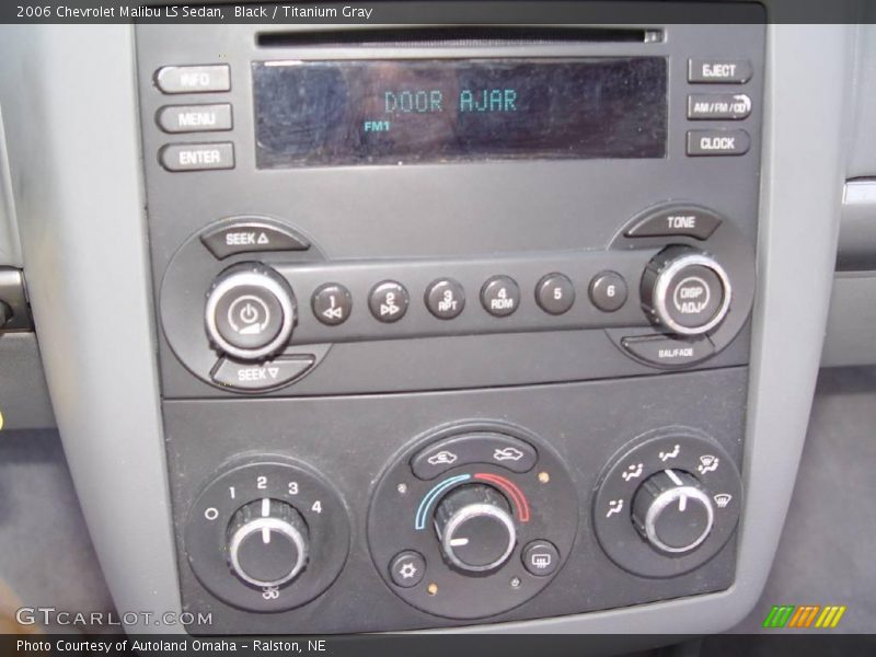 Black / Titanium Gray 2006 Chevrolet Malibu LS Sedan