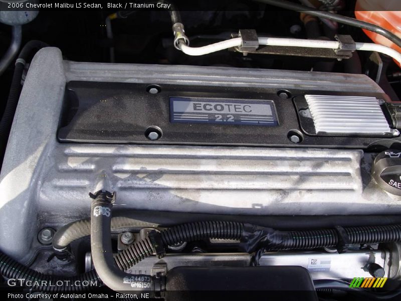 Black / Titanium Gray 2006 Chevrolet Malibu LS Sedan