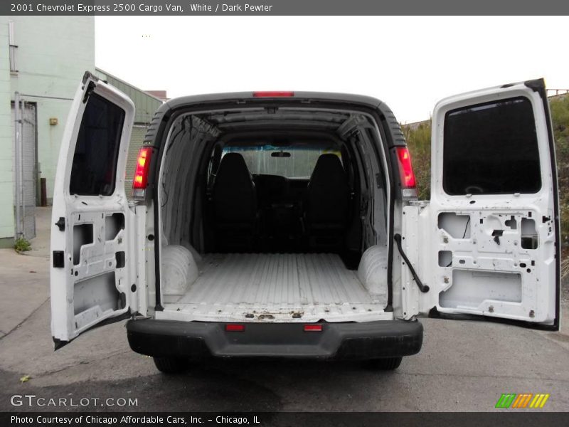 White / Dark Pewter 2001 Chevrolet Express 2500 Cargo Van