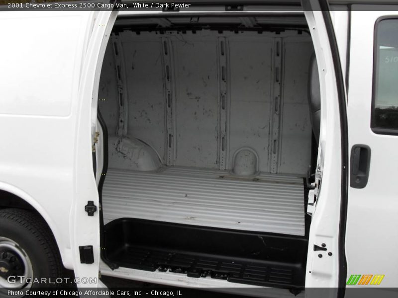 White / Dark Pewter 2001 Chevrolet Express 2500 Cargo Van