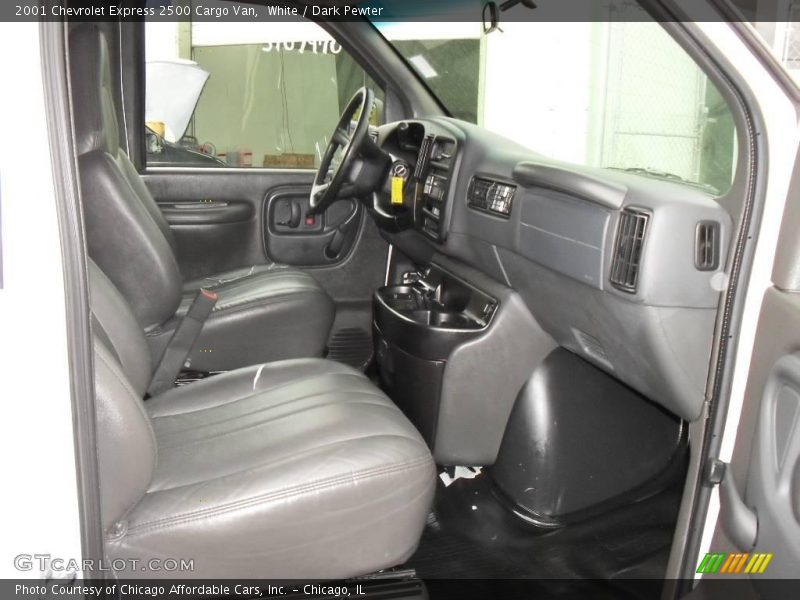 White / Dark Pewter 2001 Chevrolet Express 2500 Cargo Van