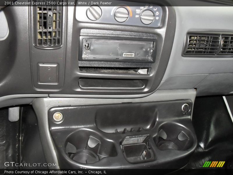 White / Dark Pewter 2001 Chevrolet Express 2500 Cargo Van