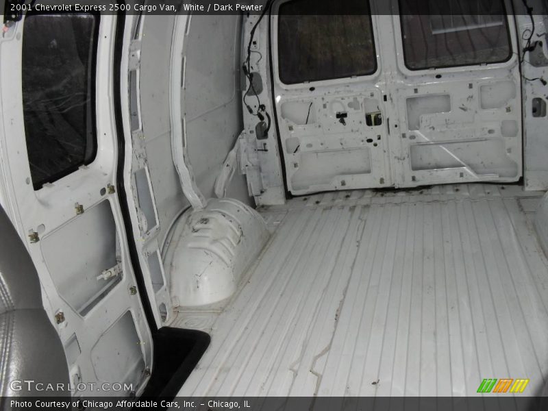 White / Dark Pewter 2001 Chevrolet Express 2500 Cargo Van
