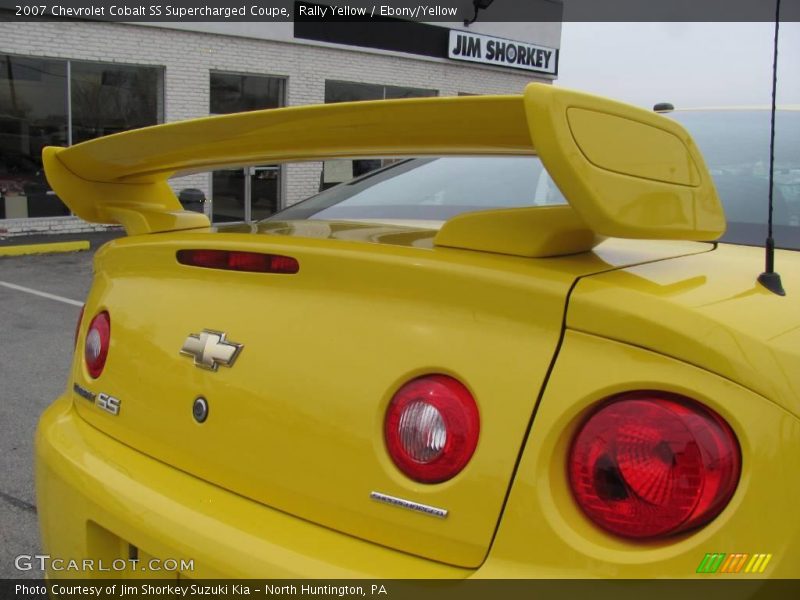 Rally Yellow / Ebony/Yellow 2007 Chevrolet Cobalt SS Supercharged Coupe