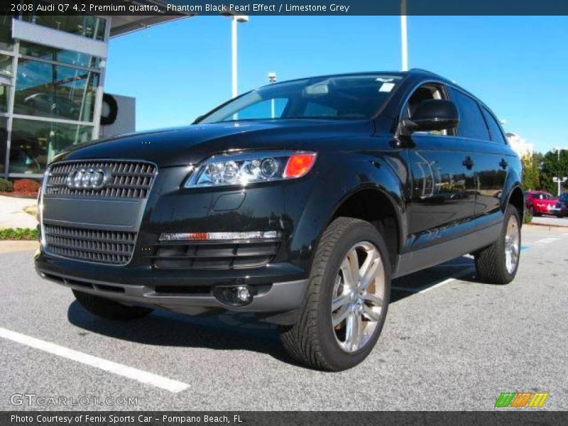 Phantom Black Pearl Effect / Limestone Grey 2008 Audi Q7 4.2 Premium quattro