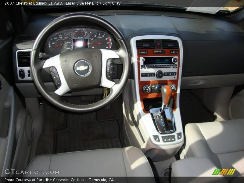 Laser Blue Metallic / Light Gray 2007 Chevrolet Equinox LT AWD