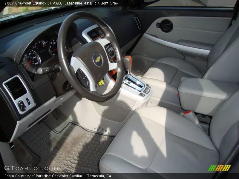 Laser Blue Metallic / Light Gray 2007 Chevrolet Equinox LT AWD