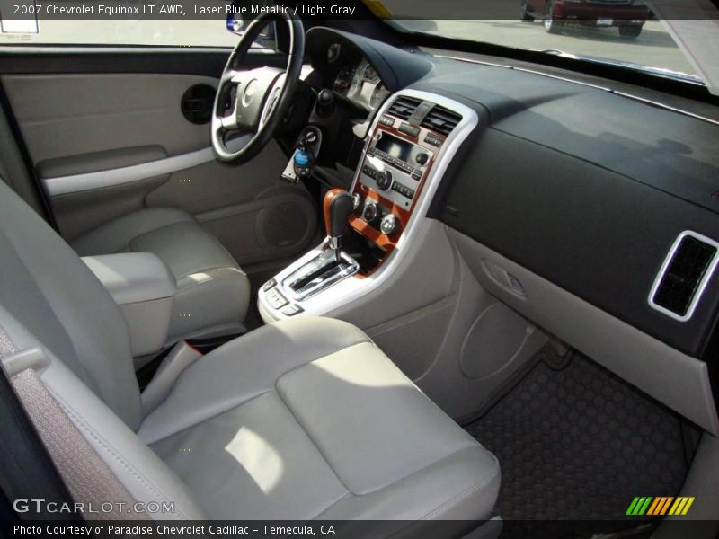 Laser Blue Metallic / Light Gray 2007 Chevrolet Equinox LT AWD