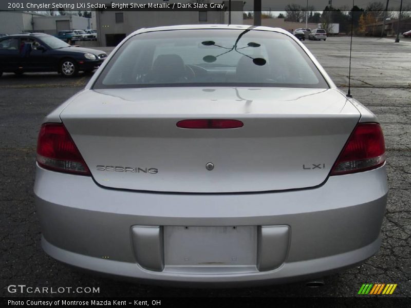 Bright Silver Metallic / Dark Slate Gray 2001 Chrysler Sebring LXi Sedan