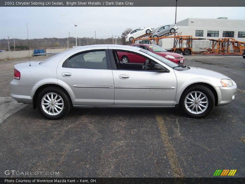 Bright Silver Metallic / Dark Slate Gray 2001 Chrysler Sebring LXi Sedan