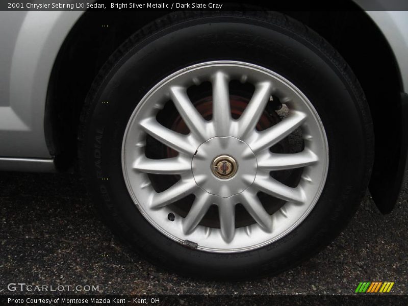 Bright Silver Metallic / Dark Slate Gray 2001 Chrysler Sebring LXi Sedan
