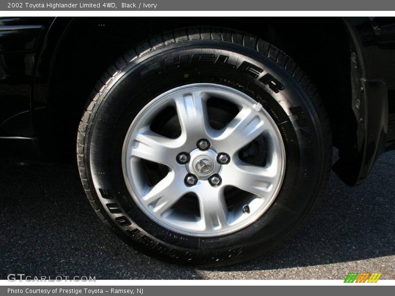 Black / Ivory 2002 Toyota Highlander Limited 4WD