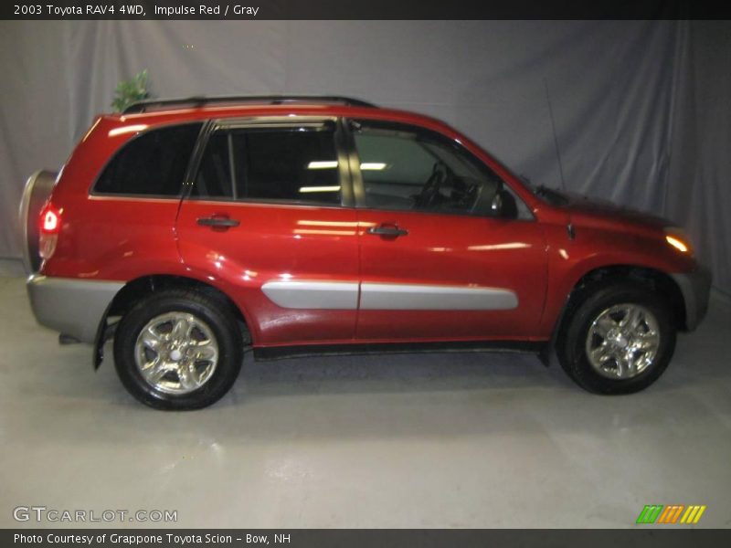 Impulse Red / Gray 2003 Toyota RAV4 4WD