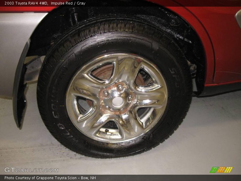 Impulse Red / Gray 2003 Toyota RAV4 4WD