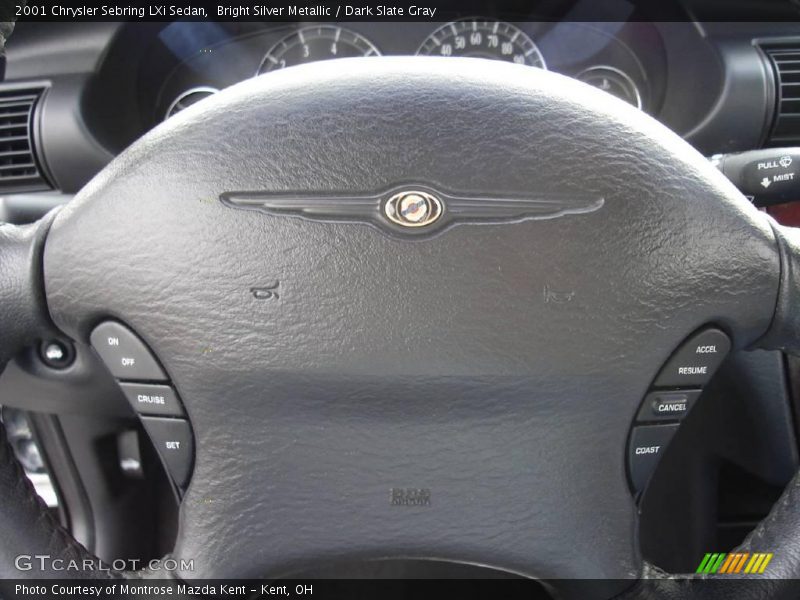 Bright Silver Metallic / Dark Slate Gray 2001 Chrysler Sebring LXi Sedan