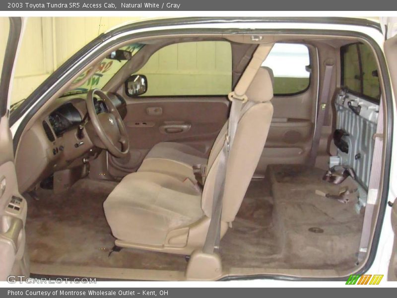 Natural White / Gray 2003 Toyota Tundra SR5 Access Cab