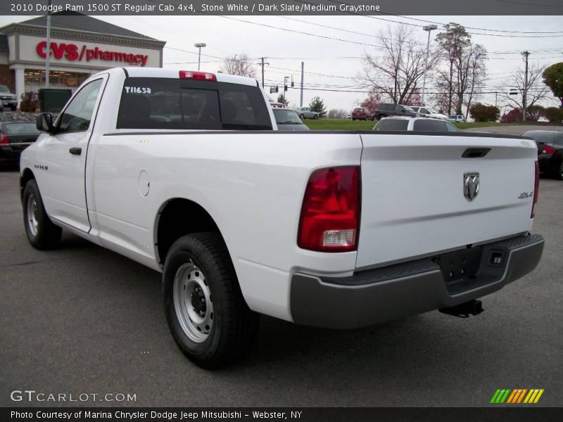Stone White / Dark Slate/Medium Graystone 2010 Dodge Ram 1500 ST Regular Cab 4x4