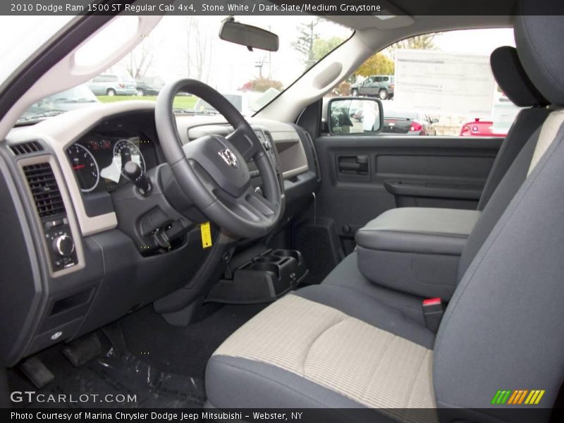 Stone White / Dark Slate/Medium Graystone 2010 Dodge Ram 1500 ST Regular Cab 4x4