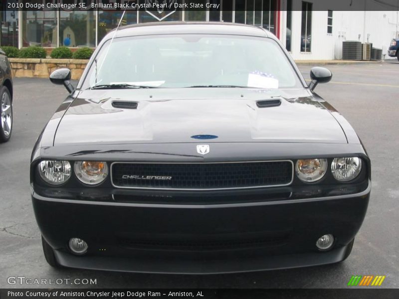 Brilliant Black Crystal Pearl / Dark Slate Gray 2010 Dodge Challenger SE