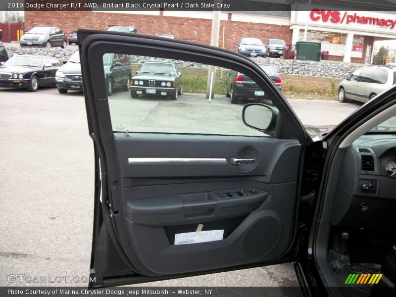 Brilliant Black Crystal Pearl / Dark Slate Gray 2010 Dodge Charger R/T AWD