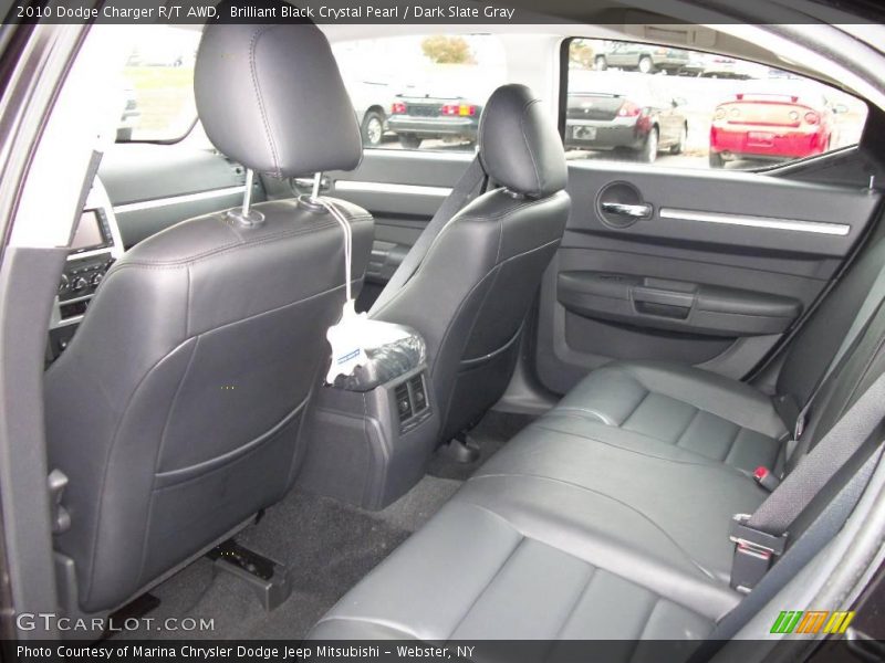 Brilliant Black Crystal Pearl / Dark Slate Gray 2010 Dodge Charger R/T AWD