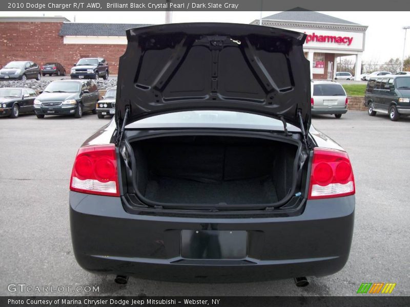 Brilliant Black Crystal Pearl / Dark Slate Gray 2010 Dodge Charger R/T AWD