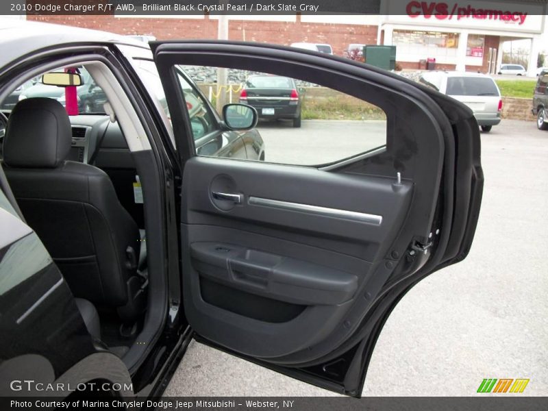 Brilliant Black Crystal Pearl / Dark Slate Gray 2010 Dodge Charger R/T AWD