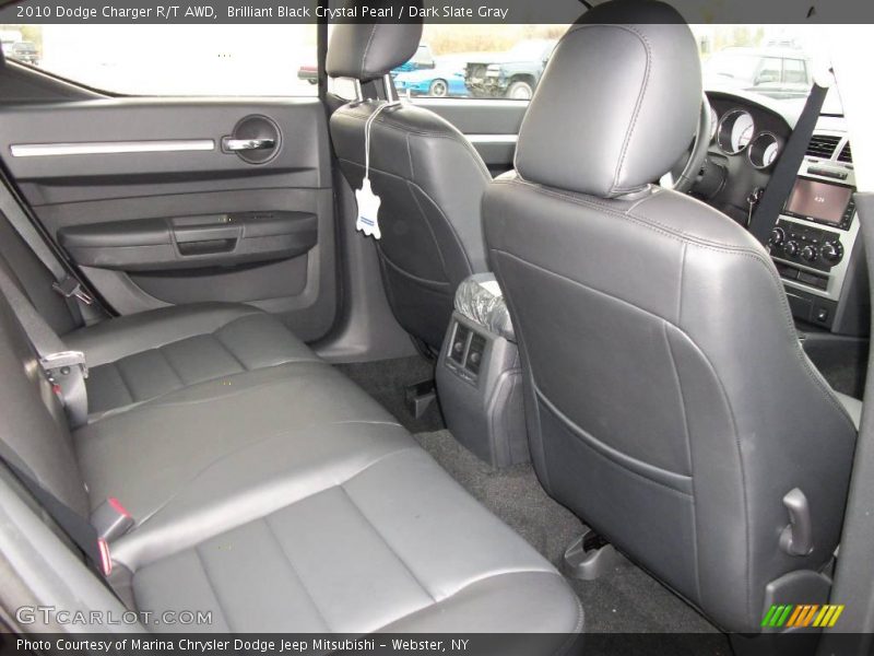 Brilliant Black Crystal Pearl / Dark Slate Gray 2010 Dodge Charger R/T AWD