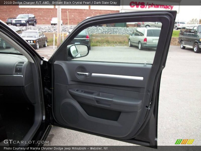 Brilliant Black Crystal Pearl / Dark Slate Gray 2010 Dodge Charger R/T AWD