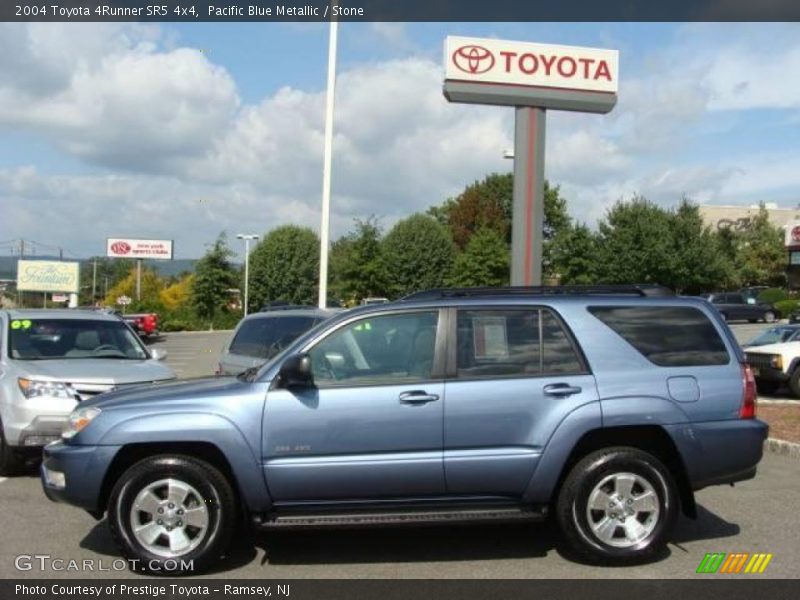 Pacific Blue Metallic / Stone 2004 Toyota 4Runner SR5 4x4