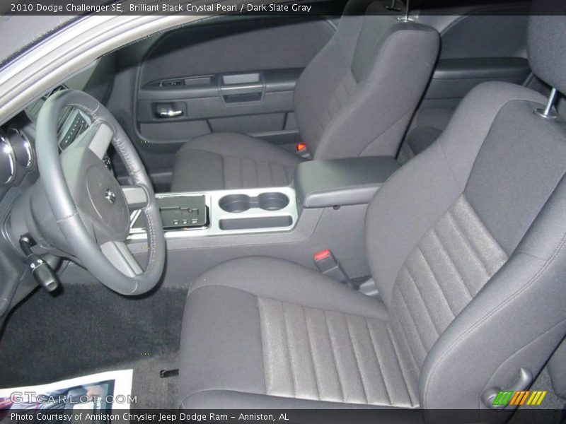 Brilliant Black Crystal Pearl / Dark Slate Gray 2010 Dodge Challenger SE