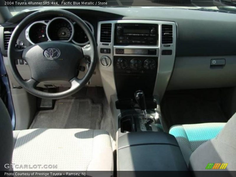 Pacific Blue Metallic / Stone 2004 Toyota 4Runner SR5 4x4